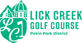 Lick Creek Golf - Pekin Park District Logo